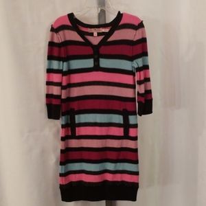 Juicy Couture multi color sweater dress